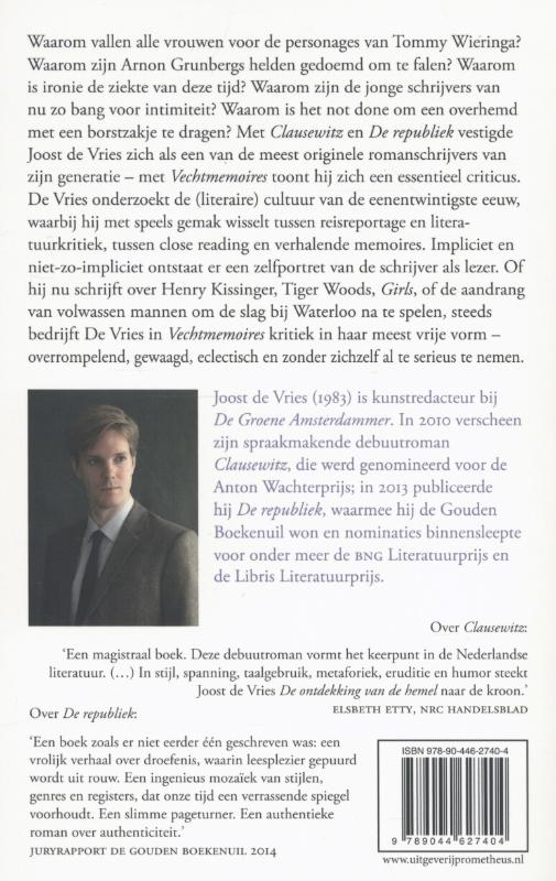 Achterkant van Vechtmemoires