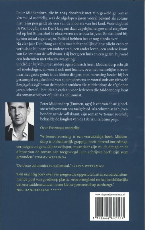 Achterkant van Ben je gelukkig?