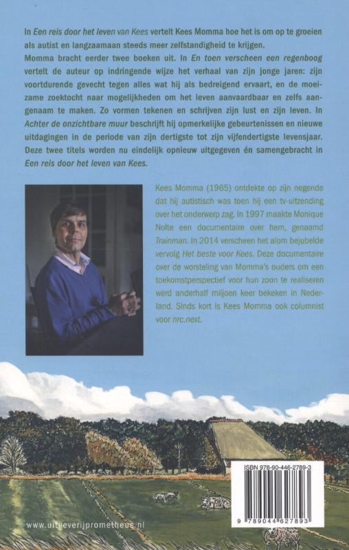 Achterkant van Een reis door het leven van Kees