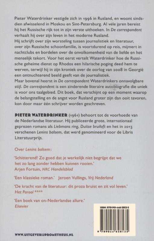 Achterkant van De correspondent