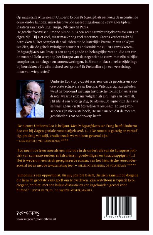 Achterkant van De Begraafplaats van Praag