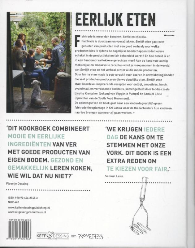 Achterkant van Eerlijk eten