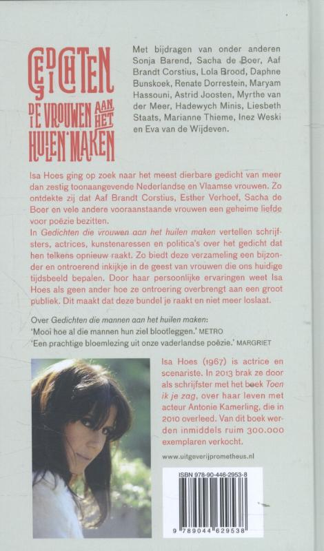 Achterkant van Gedichten die vrouwen aan het huilen maken