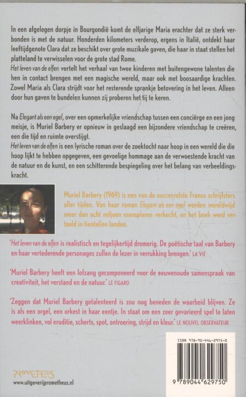 Achterkant van Het leven van de elfen
