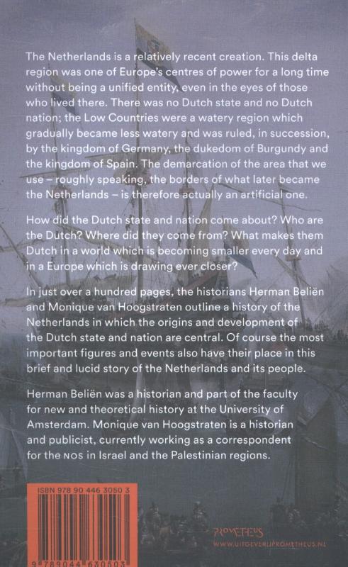 Achterkant van Dutch history in a nutshell
