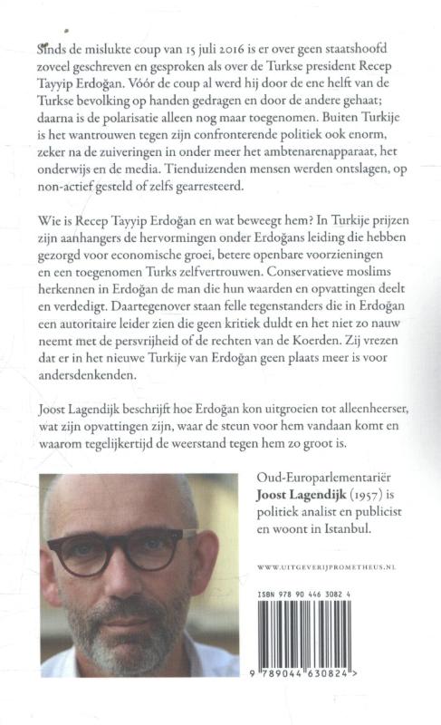 Achterkant van Erdogan in een notendop