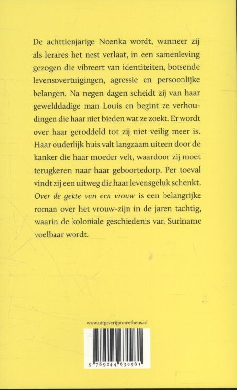 Achterkant van Over de gekte van een vrouw