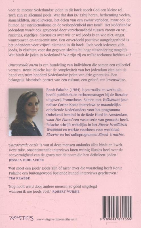 Achterkant van Ontroerende onzin