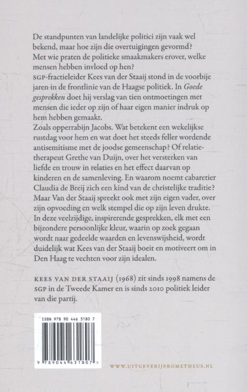 Achterkant van Goede gesprekken