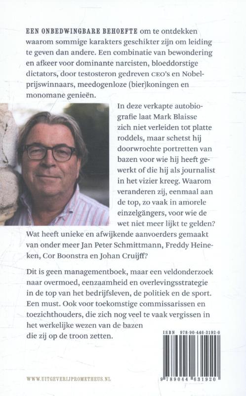 Achterkant van Baas boven baas