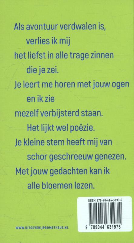Achterkant van De Nederlandse poëzie van de twintigste en de eenentwintigste eeuw in 1000 en enige gedichten