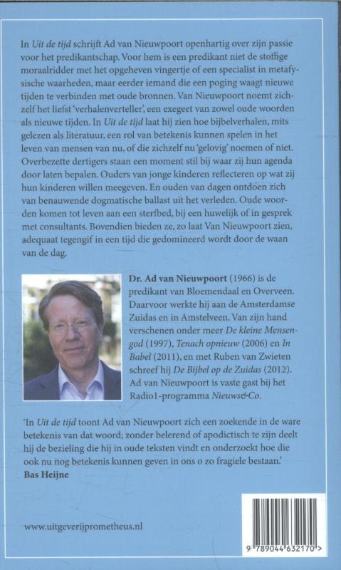 Achterkant van Uit de tijd