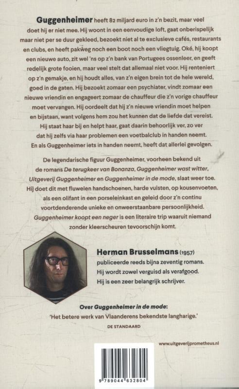 Achterkant van Guggenheimer koopt een neger