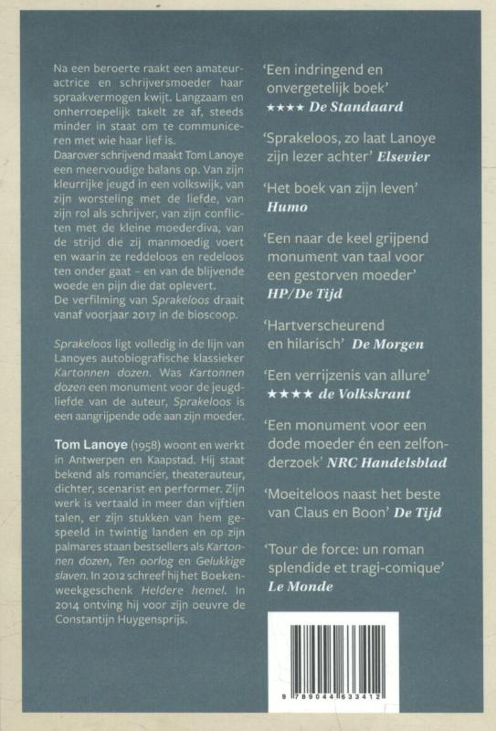 Achterkant van Sprakeloos