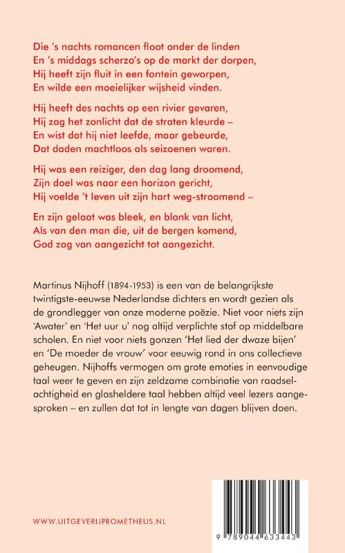 Achterkant van Verzamelde gedichten