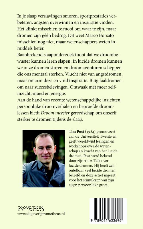 Achterkant van Droom meester