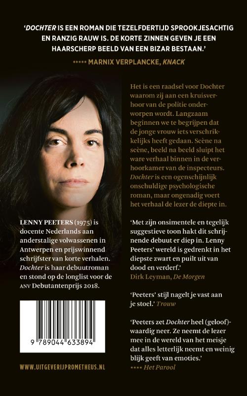 Achterkant van Dochter