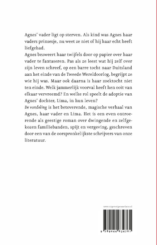 Achterkant van De vondeling