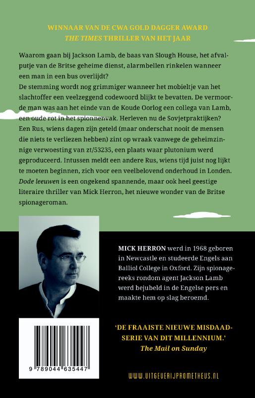 Achterkant van Dode leeuwen