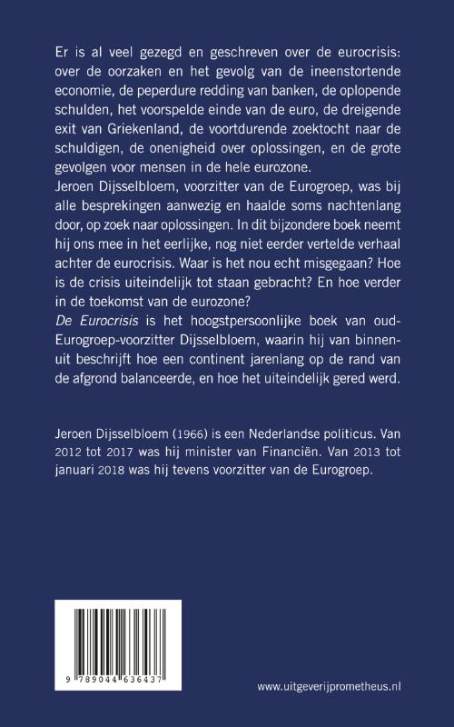Achterkant van De Eurocrisis