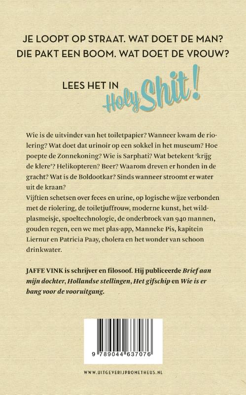 Achterkant van Holy Shit!
