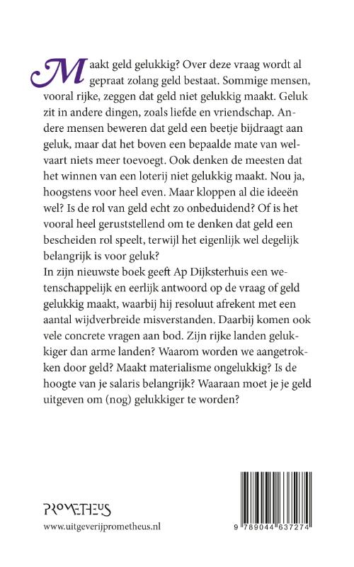 Achterkant van Maakt geld gelukkig?