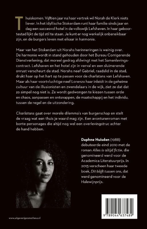 Achterkant van Charlatans
