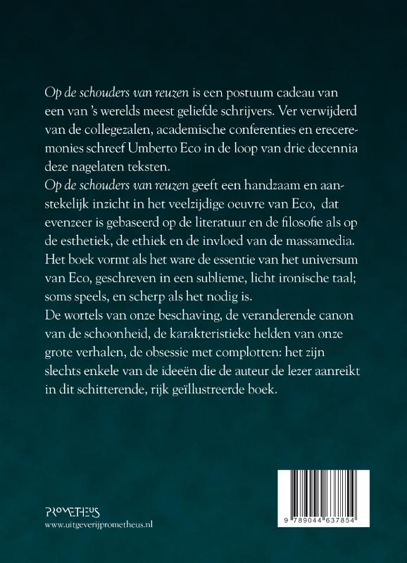 Achterkant van Op de schouders van reuzen