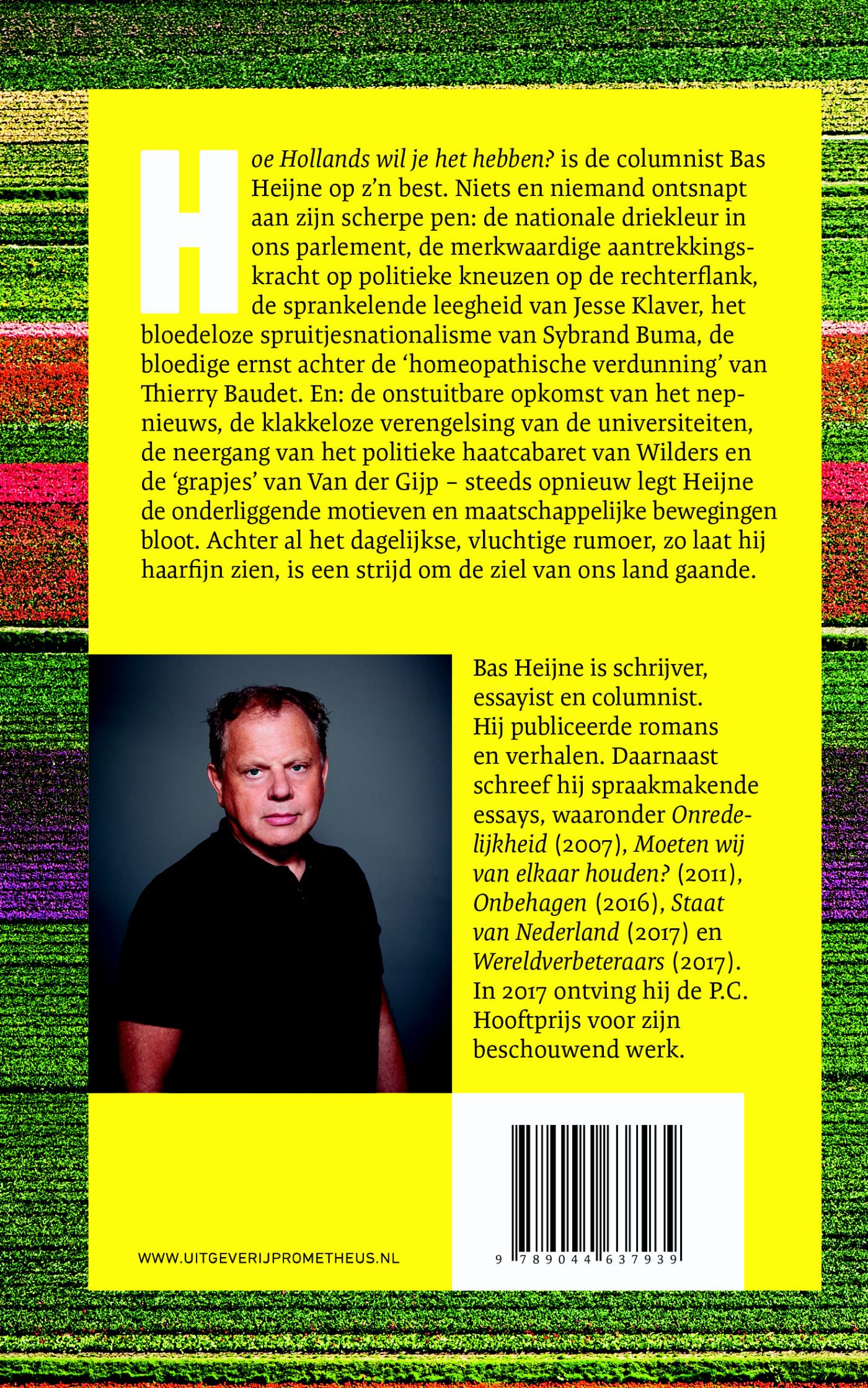 Achterkant van Hoe Hollands wil je het hebben?