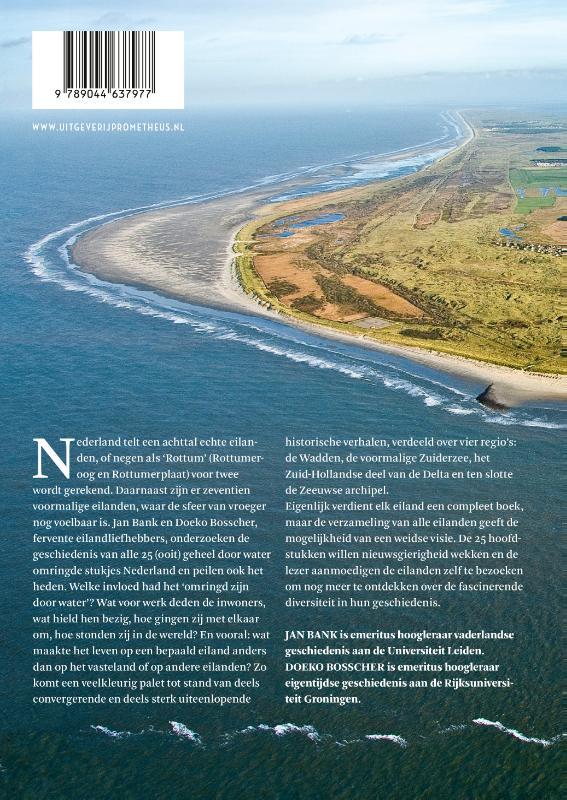 Achterkant van Omringd door water