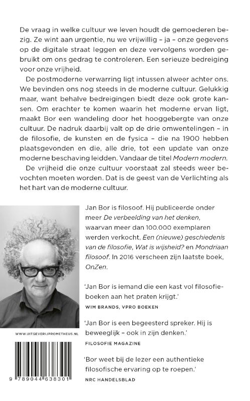 Achterkant van Modern modern