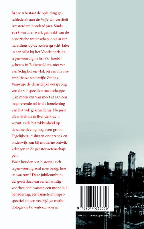 Achterkant van Geschiedenis aan de Zuidas