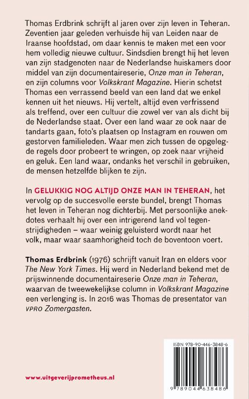 Achterkant van Gelukkig nog altijd onze man in Teheran