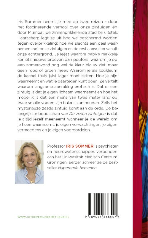 Achterkant van De zeven zintuigen