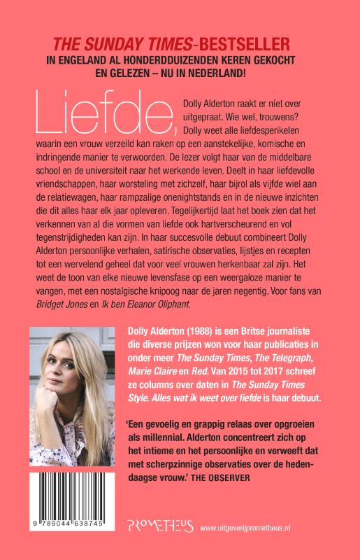 Achterkant van Alles wat ik weet over liefde