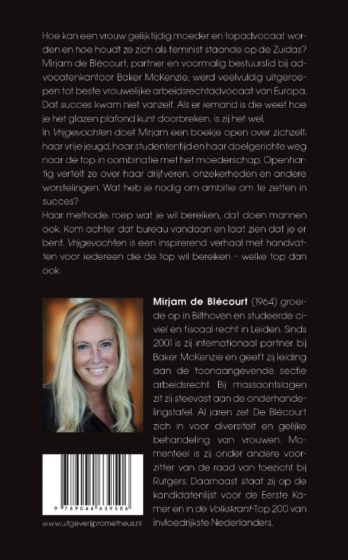Achterkant van Vrijgevochten