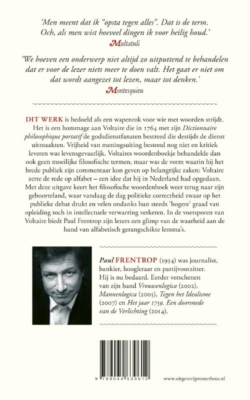Achterkant van Voor rede vatbaar