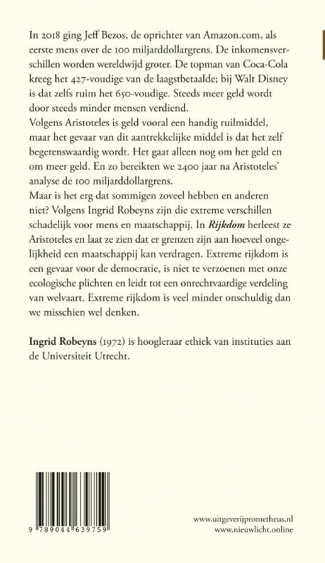 Achterkant van Rijkdom