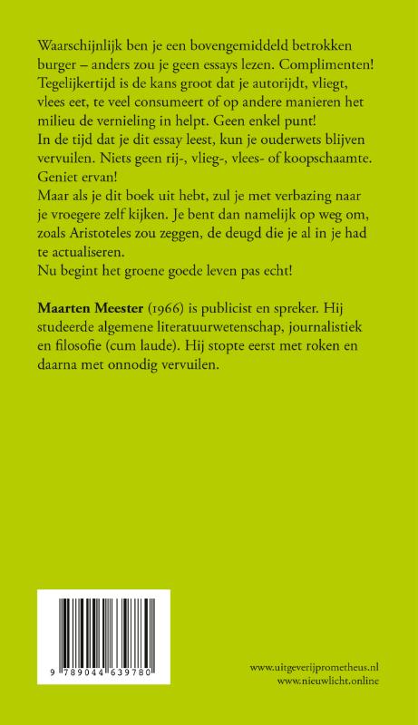 Achterkant van De meester-methode