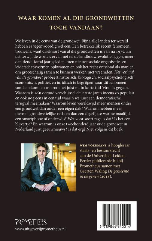 Achterkant van Het verhaal van de grondwet