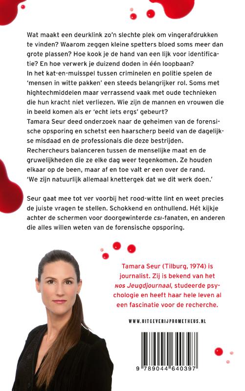 Achterkant van De wereld van de witte pakken