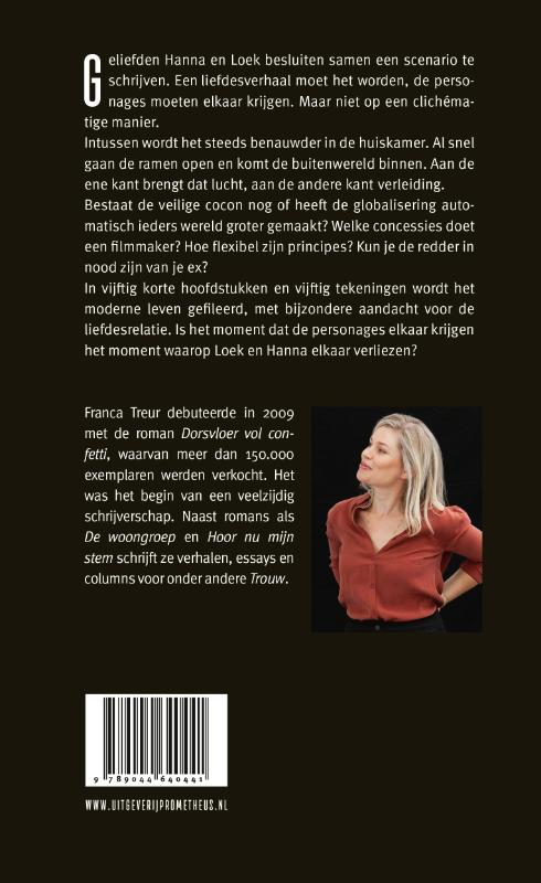 Achterkant van Regieaanwijzingen voor de liefde