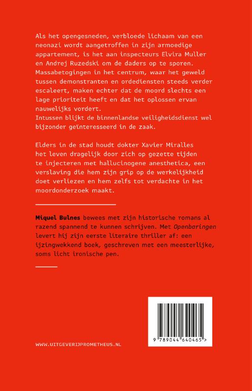 Achterkant van Openbaringen