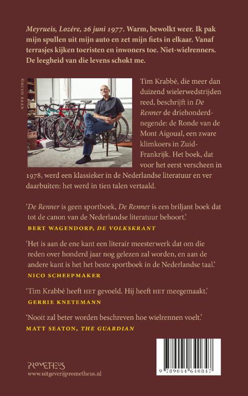 Achterkant van De renner