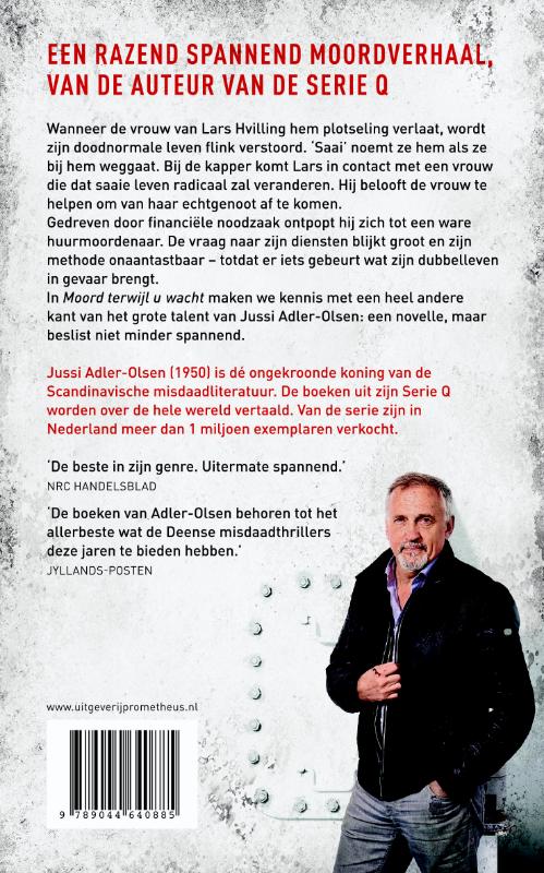 Achterkant van Moord terwijl u wacht