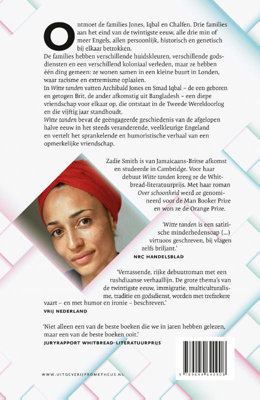 Achterkant van Witte tanden