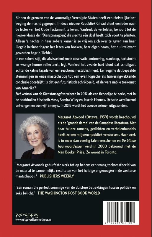 Achterkant van Het verhaal van de dienstmaagd