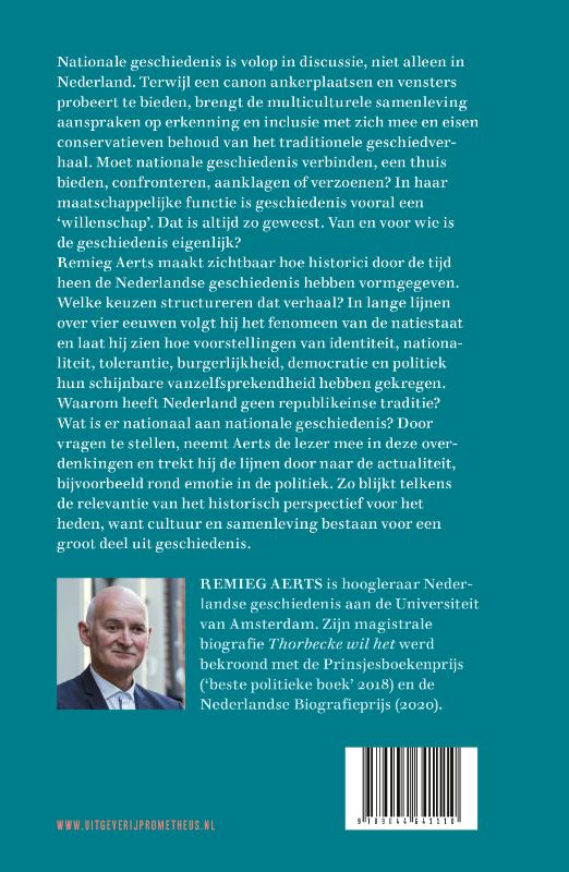 Achterkant van Denkend aan Nederland