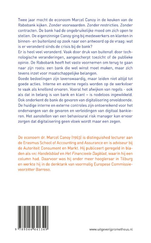 Achterkant van De bank van goede bedoelingen