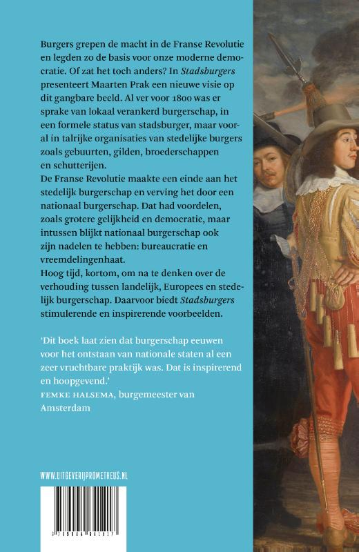 Achterkant van Stadsburgers